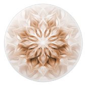 Copper 3D Shiny Mandala セラミックノブ (正面)