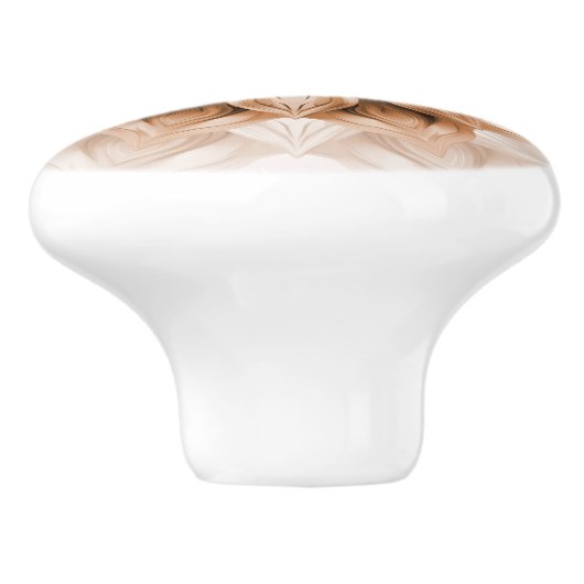 Copper 3D Shiny Mandala セラミックノブ (側面)