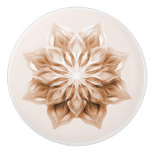 Copper 3D Shiny Mandala セラミックノブ (正面)