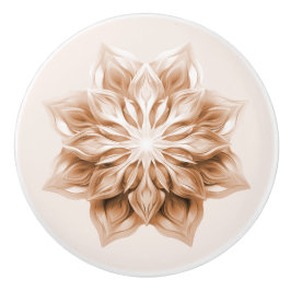Copper 3D Shiny Mandala セラミックノブ