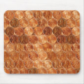 Copper Abraham Lincoln penny, one cent copper マウスパッド (正面)