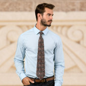 Copper and Black Art Deco Look Elegant ネクタイ