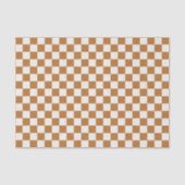 Copper and eggshell checkerboard pattern 薄葉紙 (正面)