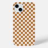 Copper and eggshell checkerboard pattern Case-Mate iPhoneケース (裏面)