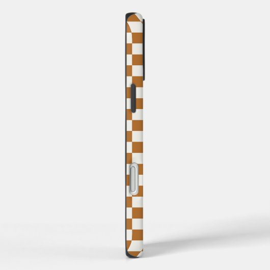 Copper and eggshell checkerboard pattern Case-Mate iPhoneケース (裏面 / 右)