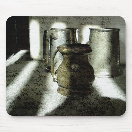 Copper and Pewter Mugs マウスパッド (正面)
