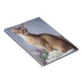 Copper Beauty – Abyssinian Cat Notebook ノートブック (右側)