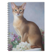 Copper Beauty – Abyssinian Cat Notebook ノートブック (正面)
