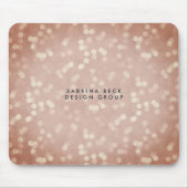 Copper Bokeh Lights | Personalized マウスパッド (正面)