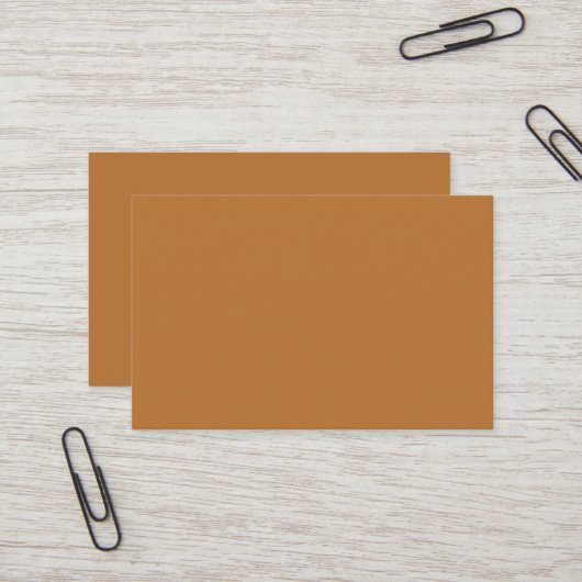 Copper Brown European名刺 名刺 (正面/裏面インサイチュ)
