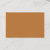 Copper Brown European名刺 名刺 (裏面)