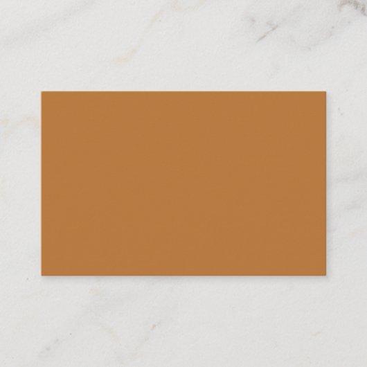 Copper Brown European名刺 名刺 (正面)