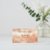 Copper Checkerboard Design 名刺 (スタンド正面)