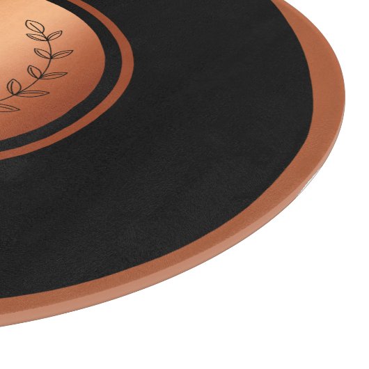 Copper Detailed Personalized Kitchen Cutting Board カッティングボード (角)