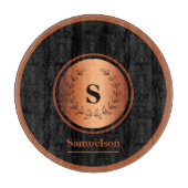 Copper Detailed Personalized Kitchen Cutting Board カッティングボード (正面)