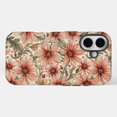 Copper Fall Mums Floral Case-Mate iPhoneケース (裏面 (横))