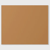 Copper Festive Christmas Solid Color  ラッピングペーパー (フラット)