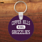 Copper Hills - Grizzlies - High - West Jordan Utah キーホルダー (正面)
