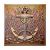 Copper Metallic Iridescent Anchor ID1223 タイル (正面)