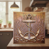 Copper Metallic Iridescent Anchor ID1223 タイル