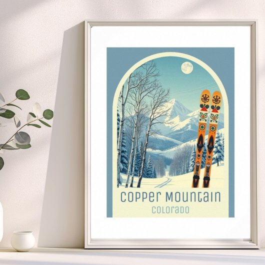 Copper Mountain Colorado ski resort  ポスター