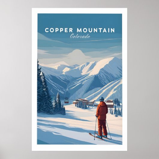 Copper Mountain Ski Poster 1 ポスター (正面)