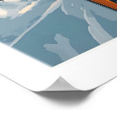 Copper Mountain Ski Print 1 ポスター (角)