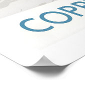 Copper Mountain Ski Wall Art Ski Print 1 ポスター (角)