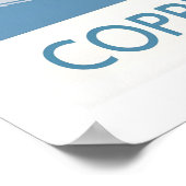 Copper Mountain Ski Wall Art Winter Sports ポスター (角)