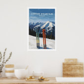 Copper Mountain Travel Poster Colorado Mountain ポスター (キッチン)