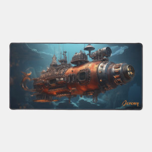 Copper Nautilus:スティームパンク潜水艦 デスクマット