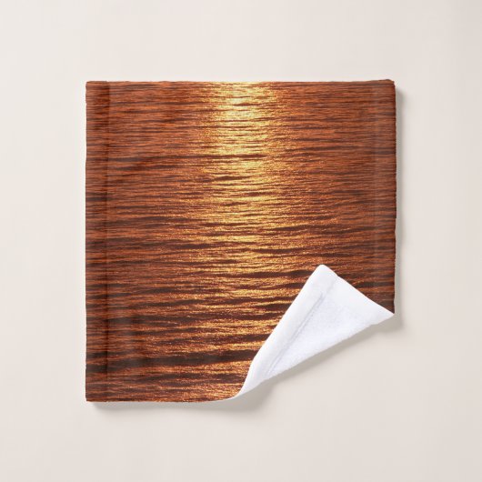 Copper sea pattern バスタオルセット (ウォッシュタオル)