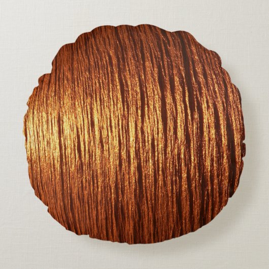 Copper sea pattern ラウンドクッション (正面)