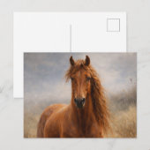 Copper Spirit | Chestnut Horse | Postcard ポストカード (正面/裏面)