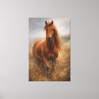 Copper Spirit | Chestnut Horse | Stretched Canvas キャンバスプリント