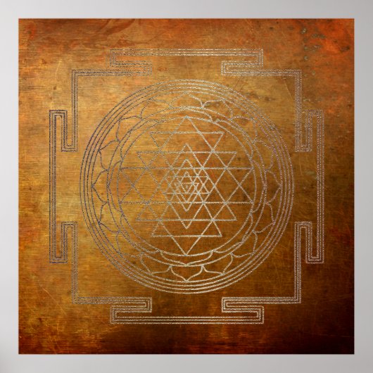 Copper Sri Yantra – ポスター (正面)