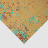 Copper Turquoise Blue Orange Brown Texture 薄葉紙 (詳細)