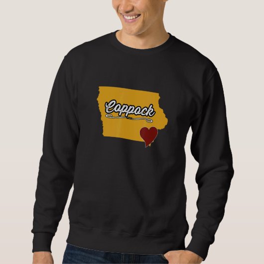 COPPOCK IOWA IA USA  Cute Souvenir Merch  US City  スウェットシャツ (正面)