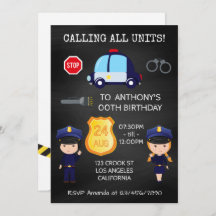 Cops and Robers誕生日Chalkboard追加の写真