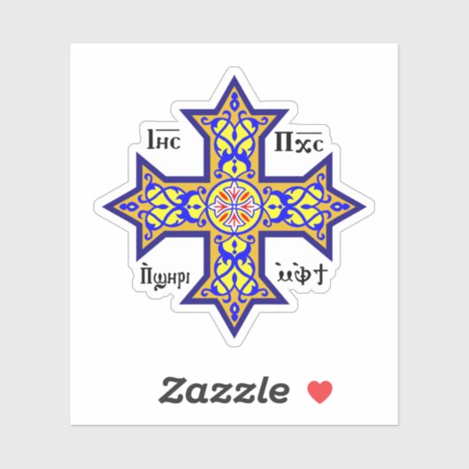Coptic cross シール (シート)