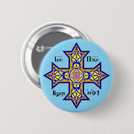 Coptic Cross 缶バッジ