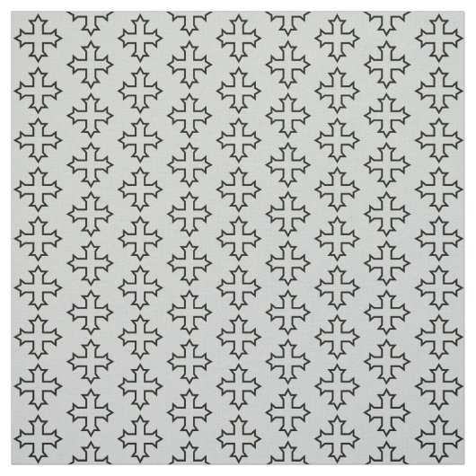 Coptic Cross Outline Pattern ファブリック (見本)