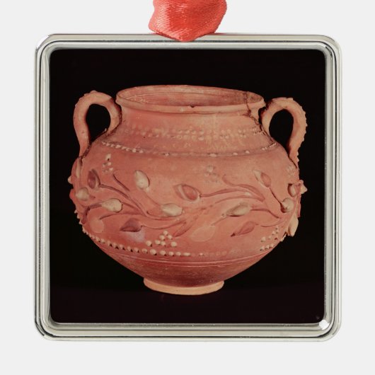 Coptos、上部のエジプトで見つけられるボール メタルオーナメント (正面)