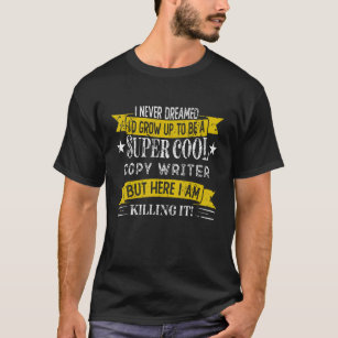 Copy おもしろい Writer Shirts職種 Tシャツ