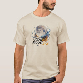 Copy Moon Joy Celestial Planet Graphic T-Shirt Tシャツ
