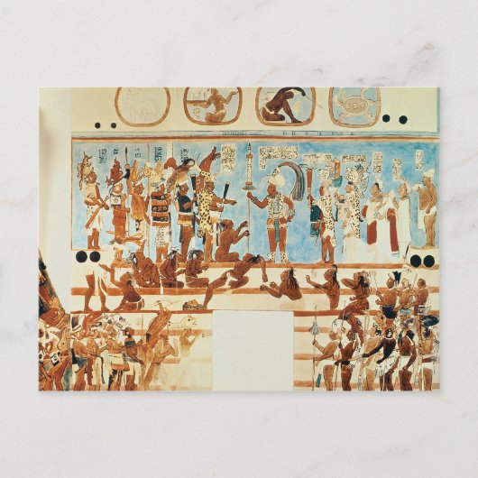 Copy of a wall painting from Bonampak ポストカード (正面)