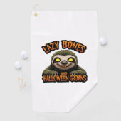 Copy of Lazy Bones and Halloween Groans - クリーピーS ゴルフタオル (インサイチュ)