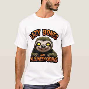 Copy of Lazy Bones and Halloween Groans - クリーピーS Tシャツ