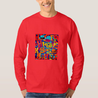 Copycat Vibes:カラフルヒップホップグラフィックT型 Tシャツ