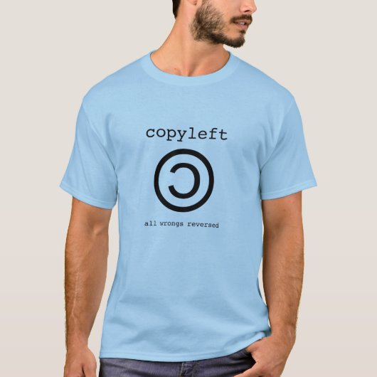 copyleftのTシャツ Tシャツ (正面)